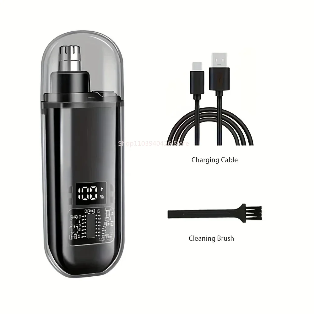 Men'S Grooming Nose Hair Trimmer - 남성용 코털/귀털 트리머 - USB C