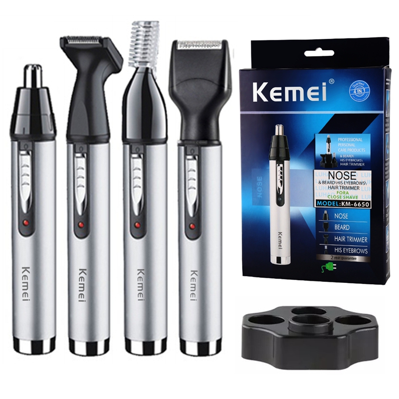 Men'S Grooming Nose Hair Trimmer - Kemei 충전식 올인원 헤어 트리머 남성용/여성용