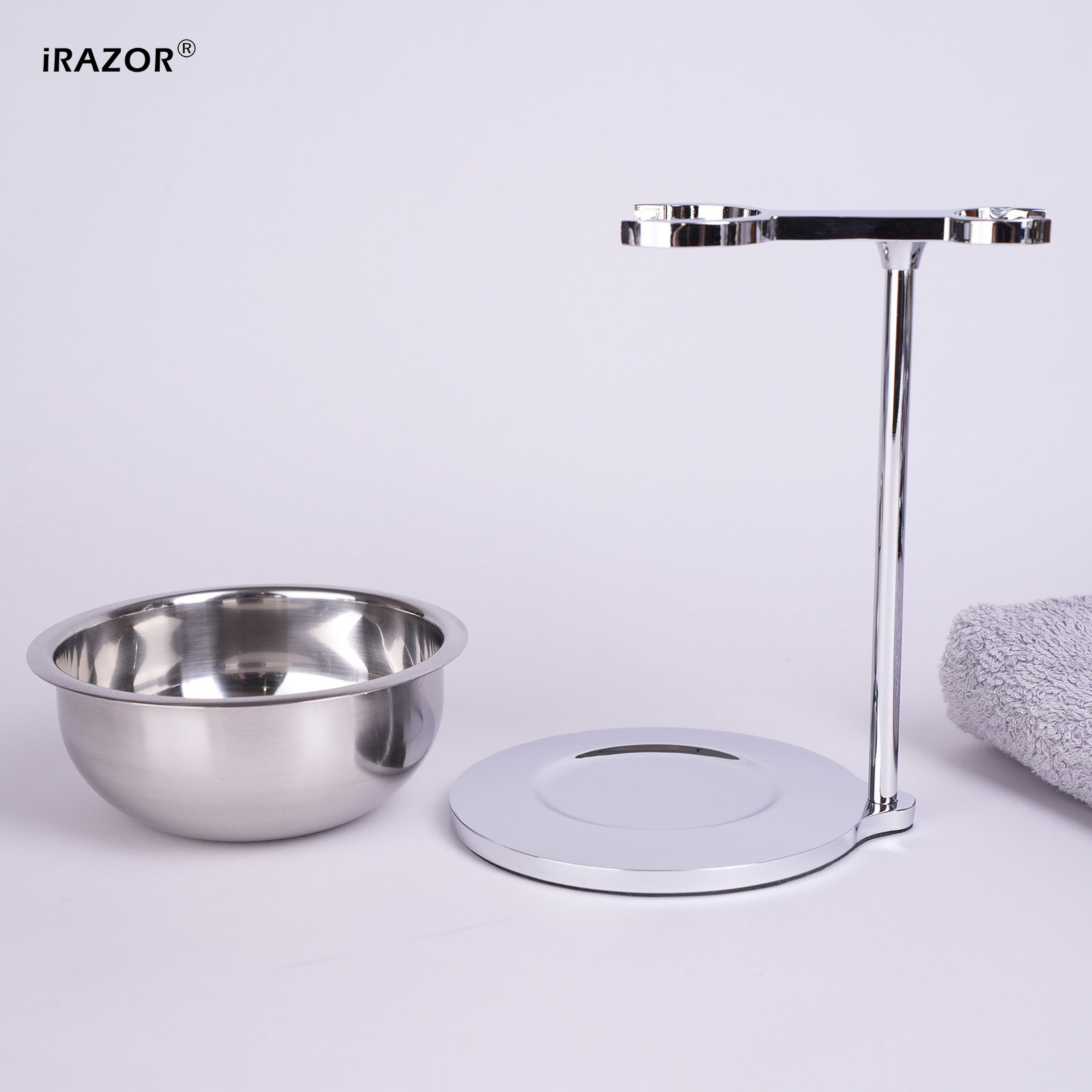 Mens Grooming Tools - iRAZOR 남성용 면도기 및 브러시 스탠드