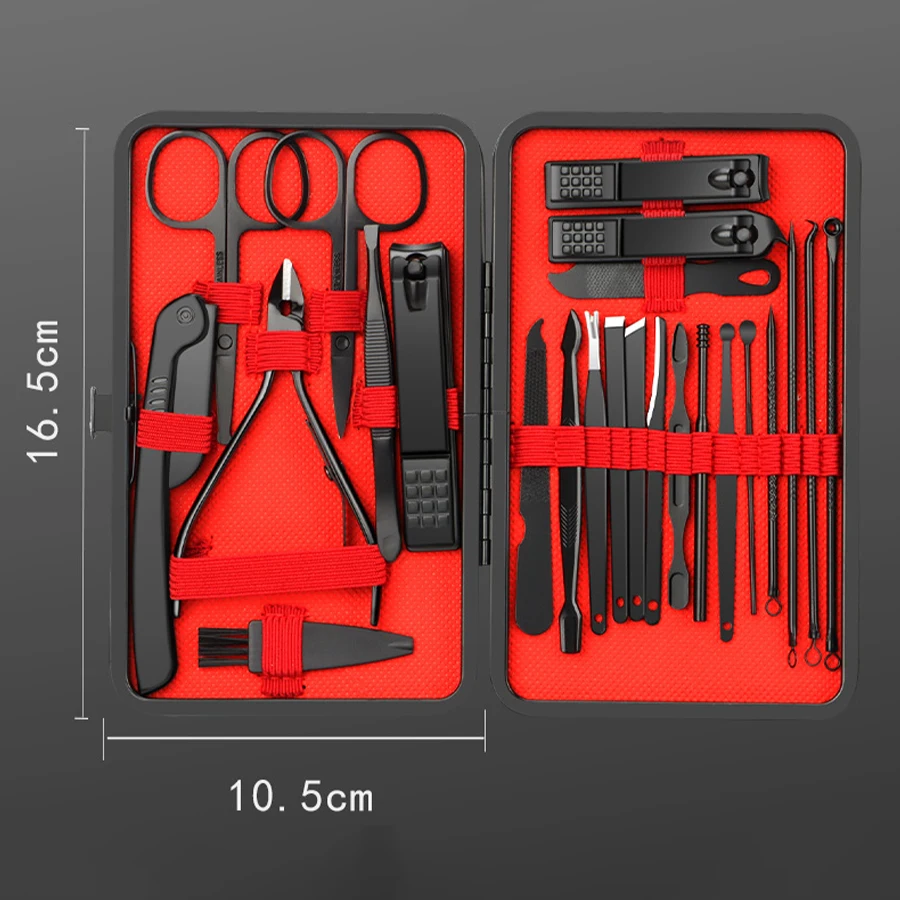 Nail Care Kit Mens - 7-24개입 전문가용 손톱깎이 세트 - 남녀