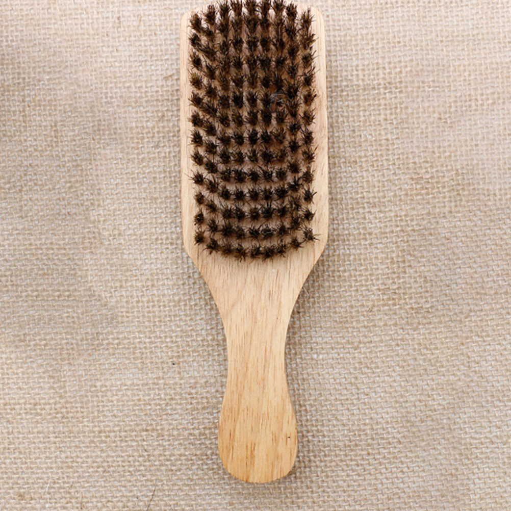 Mens Grooming Tools - 2개입 수염 스타일링 빗 양면 멧돼지털