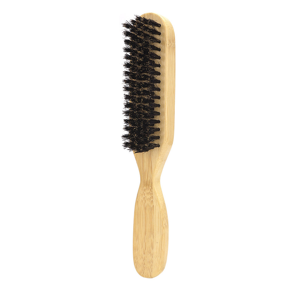 Mens Grooming Tools - 남성용 멧돼지털 수염 브러쉬, 콧수염 정리