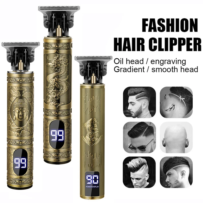 Mens Vintage Grooming Kit - T9 남성용 그루밍 키트 무선 헤어