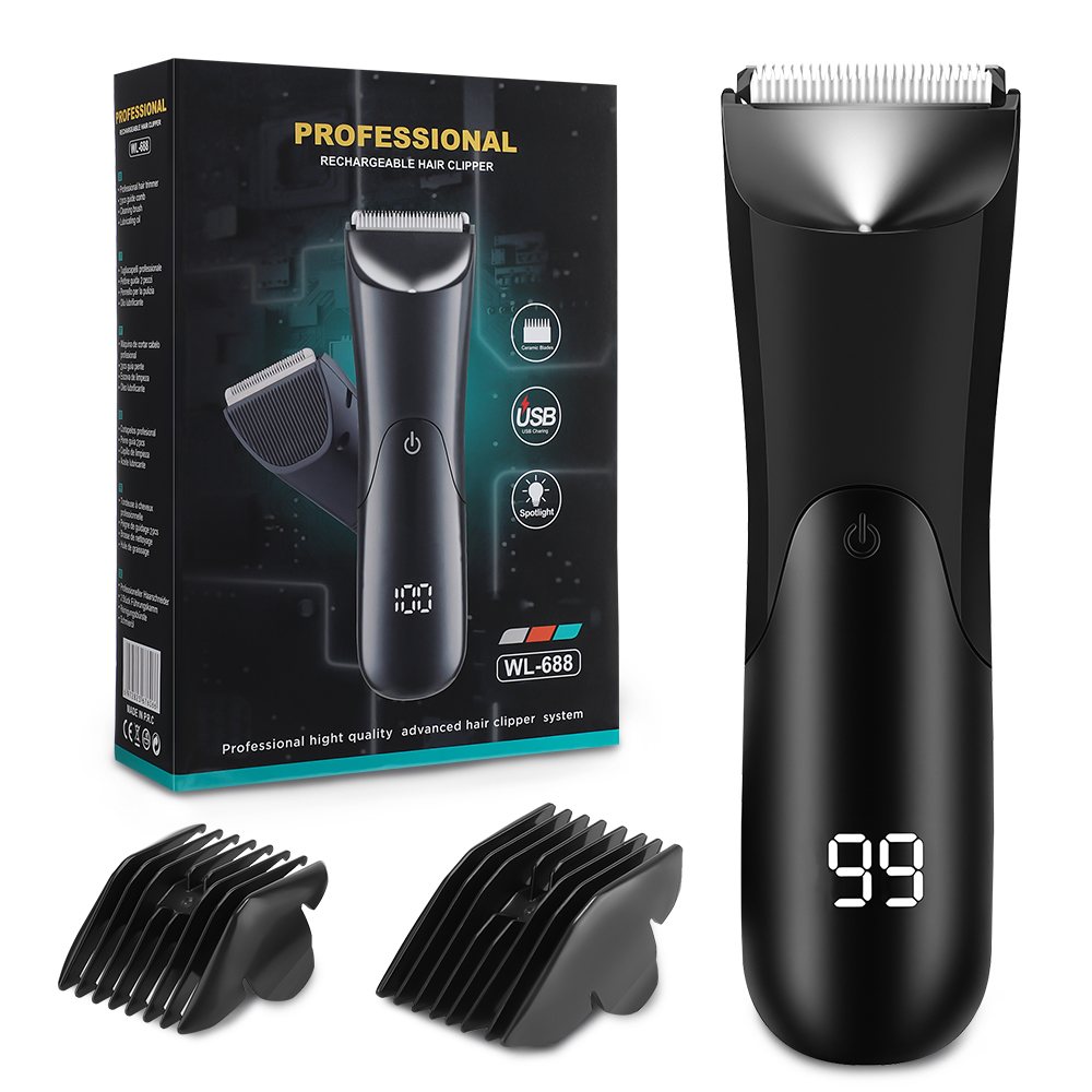 Men'S Grooming Underarm - 남성용 전기 면도기 LED 라이트 포함