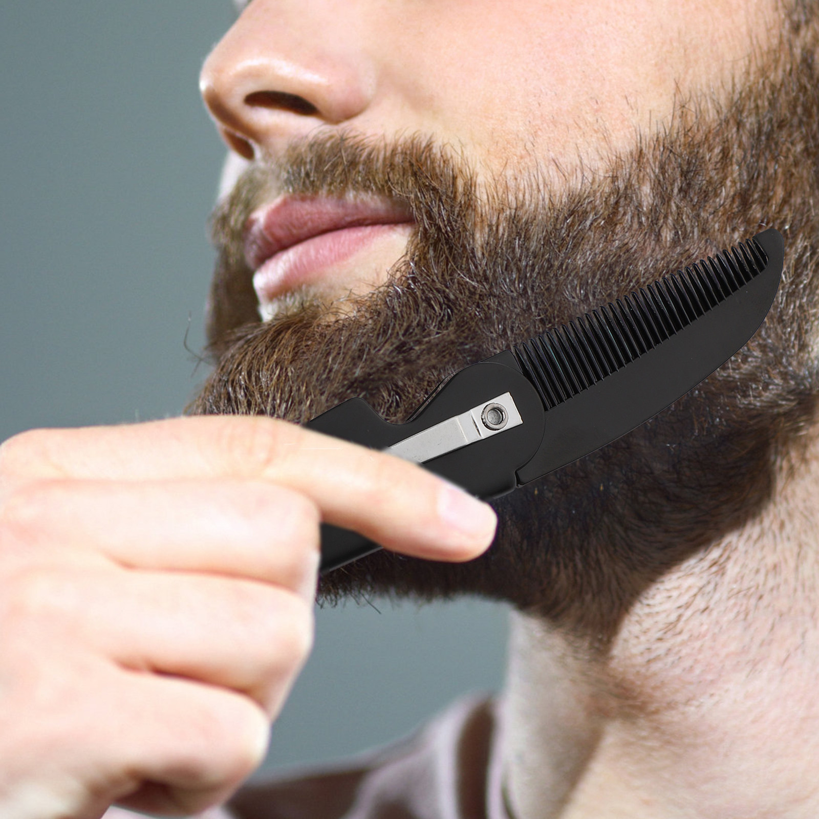 남성용 4Pcs 접이식 수염 빗 휴대용 포켓 사이즈 플 - Mens Grooming Tools 리뷰 및 가격