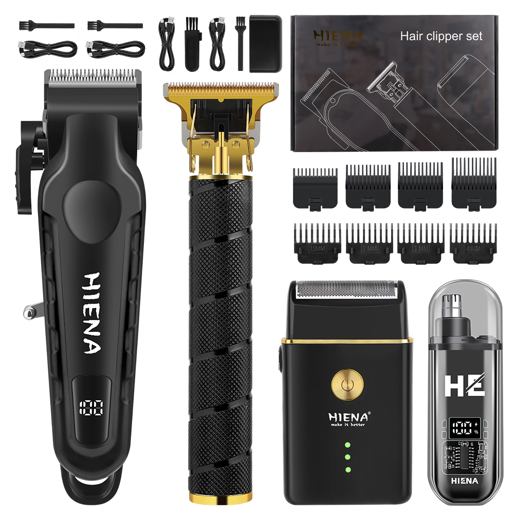 하이에나 4-in-1 헤어 클리퍼 세트 무선 바버 트리 - Men'S Grooming Nose Hair Trimmer 리뷰 및 가격
