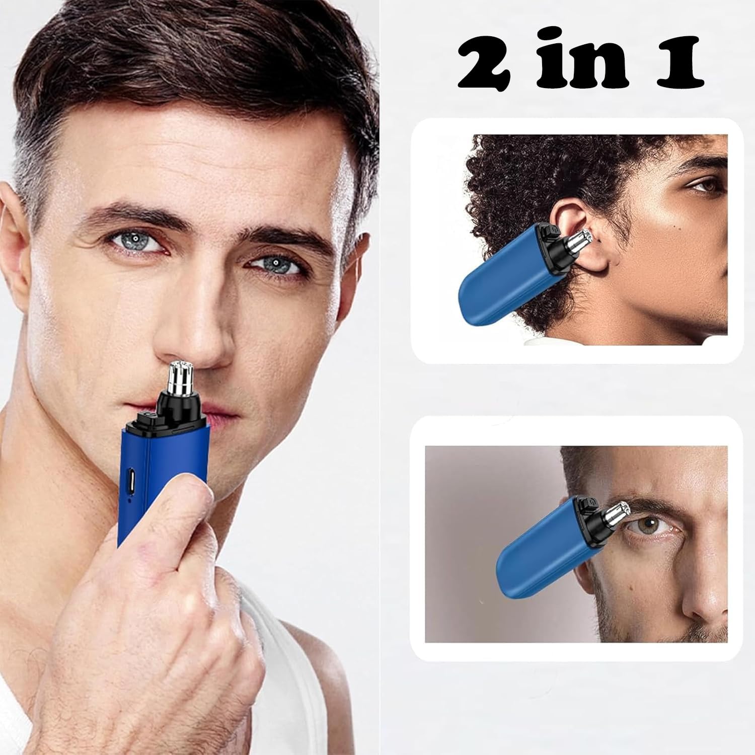 코 귀털 트리머 USB 충전식 남성용 전기 클리퍼 빠른 - Men'S Grooming Scissors 리뷰 및 가격