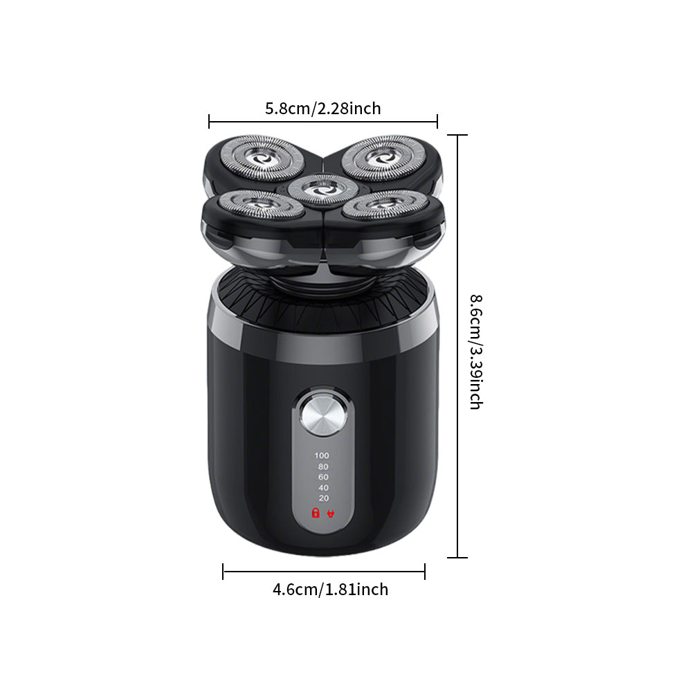 남성용 5-in-1 5헤드 전기면도기, USB 충전식  - Men'S Grooming Nose Hair Trimmer 리뷰 및 가격