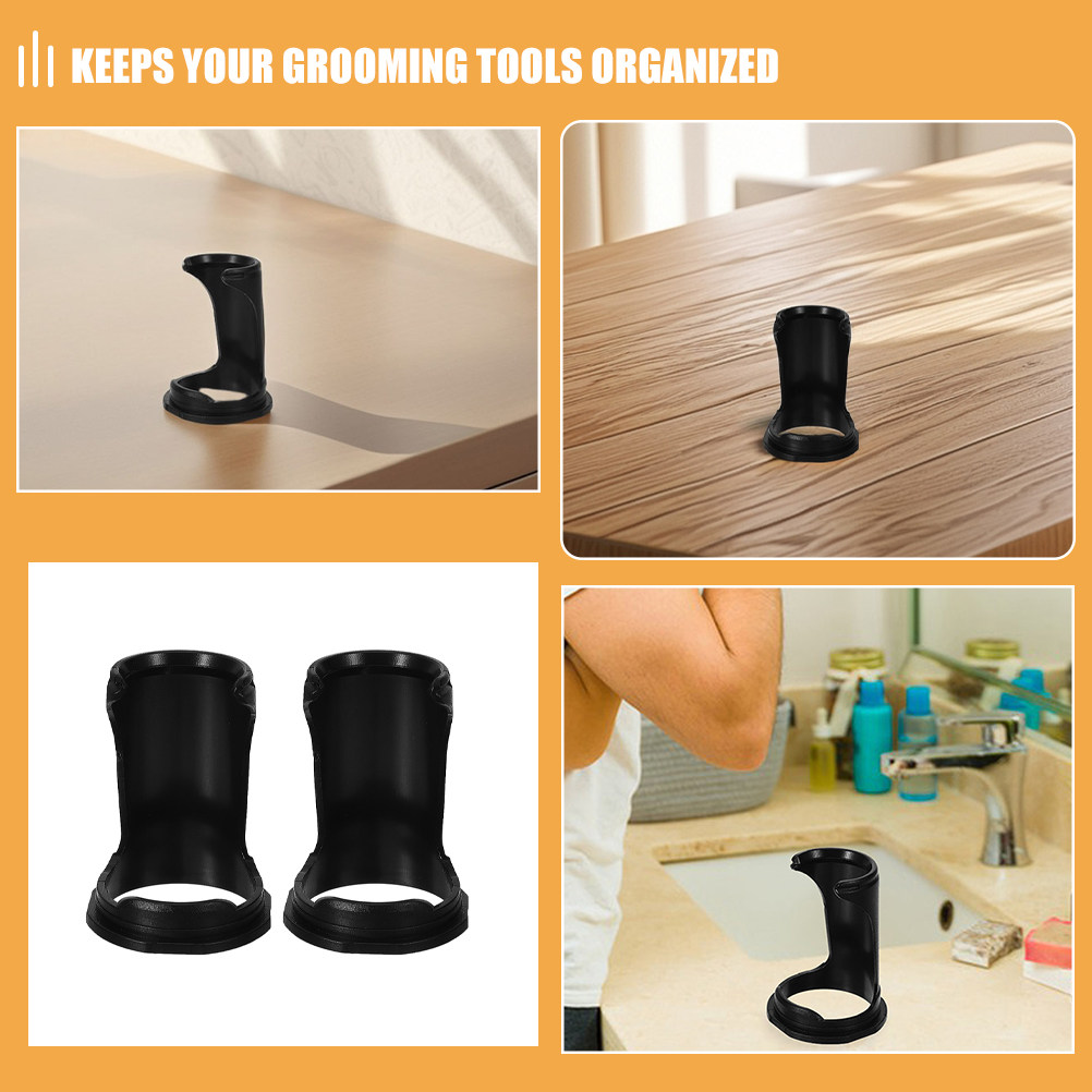 남성용 2Pcs 플라스틱 면도 브러쉬 홀더 휴대용 수염 - Mens Grooming Tools 리뷰 및 가격