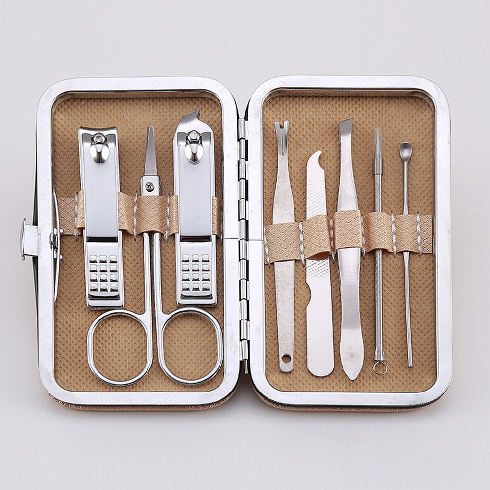 8-in-1 스테인리스 매니큐어 세트 스틸 네일 케어  - Nail Care Kit Mens 리뷰 및 가격
