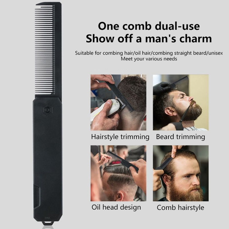 새로운 휴대용 플라스틱 접이식 포켓 빗 이발사 남성용  - Men'S Grooming Oil 리뷰 및 가격
